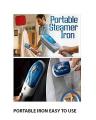 Steam Iron Brush - Blue & White. 