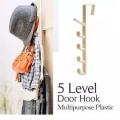 5 Level Door Hook Multi-Functional Adjustable Door Straps Hanger Hat Bag Coat Clothes Rack Organizer Hooks Handbag Bag Storage. 