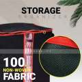 Storage Bag Closet Organizer 100 Gm Cloth Storage Boxes for Wardrobe Black. 
