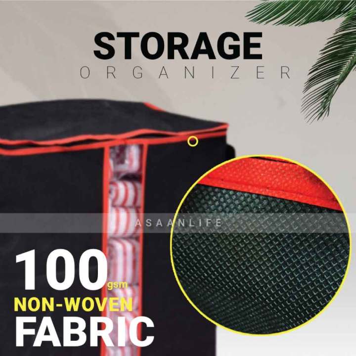 Storage%20Bag%20Closet%20Organizer%20100%20Gm%20Cloth%20Storage%20Boxes%20for%20Wardrobe%20Black%20-%20Image%203