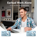 Vention Elf E02 Wireless Earbuds Bluetooth 5.3 Earphone Smart Noise Reduction Sweatproof Half in-Ear Headset Mini Microphone Touch Control TWS True Wireless Earphones. 
