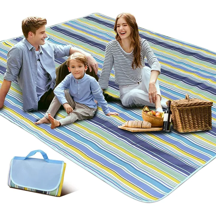 Dream Enterprises Fortable Picnic Blanket Waterproof Beach Blanket Waterproof Picnic Blanket Portable Picnic Mat Portable Beach Mat For Outdoor Camping Family Outdoor Park Daraz.pk