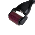 3X 1.5mm Titanium 1200 Needles Microneedles Meso Derma Roller Acne Scar Skin Stretch(Black + Purple). 