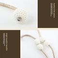 2pcs Curtain Tiebacks Draperies Pearl Magnetic Tiebacks Braided Straps Ball Buckles Punch Free Curtains Hold Clips Curtain Accessories. 