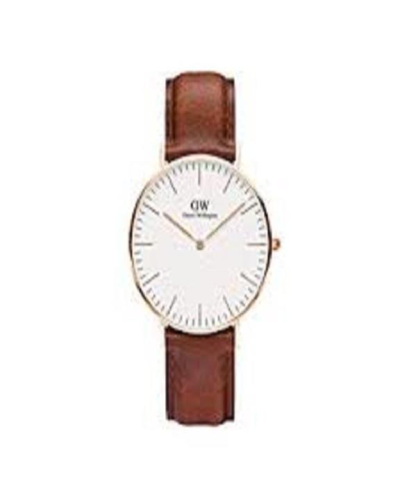 Brown Leather Strap Watch For Men