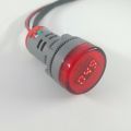 TOMZN AC 0-100Hz Hz 22MM LED frequency meter indicator pilot light Red Yellow Green white Blue. 