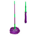 Twist Mop Heavy duty Mop Hand Free Super Magical Rotating Twist Mop Round Mop, 46.4-Inch Simple Microfiber Automatic Wring-Out Hand-Free Squeeze Mop With Extra-Long Handle, for Floor/Living Room/Kitchen Cleaning. 