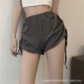 Thin shorts, women's summer wide-legged sports, A-line babes, sexy high-waisted hot pants, summer loose casual drawstrings, and thin. 
