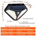 20 Led Solar Lights with sensor for wall Solar Light Outdoor Solar Lamp PIR Motion Sensor Solar Powered Sunlight Street Light for Garden Decoration Wall Light. 