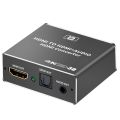 HDMI Audio Extractor HDCP CEC + Optical TOSLINK SPDIF + 3.5mm RCA Audio Converter 4K x 2K 3D HDMI Audio Splitter Adapter. 