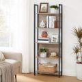 ATTRACTIVE LADDER BOOK SHELF | METAL WOOD WALL STANDING TALL SHELF. Customization available. 