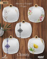 Melamine Square dinner set  72pieces ARKON- Classy. 