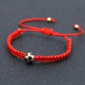 Charm Bracelet For Boy Girl Copper Gold Color Football Ball Braiding Adjustable Bracelet Couples Friendship Bracelet Men Jewelry. 