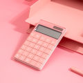 Deli - ENS041-Nusign Calculator Plastic-12 Digits Multi color. 