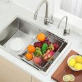 Kitchen Sink Single Bowl Handmade Stainless Steel KitchenBar Sink (68 * 45) Silver. 