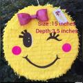 Emoji Shape Empty Pinata for Kids / Children Birthday Parties events. 
