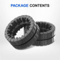 Non-Slip Replacement Wheel Tires for iRobot Braava Jet M6 (6110) (6012) (6112) (6113) Ultimate Robot Mop. 