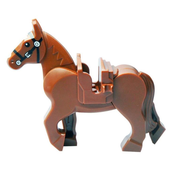 Plastic%20Blocks%20Mini%20Blocks%20Action%20Figures%20War%20Medieval%20Knight%20Horse%20Wolf%20Saddle%20Bridle%20Toy%20Blocks%20For%20Children%20-%20Image%202