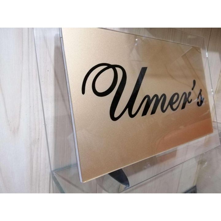 Personalized name and address plates for your house