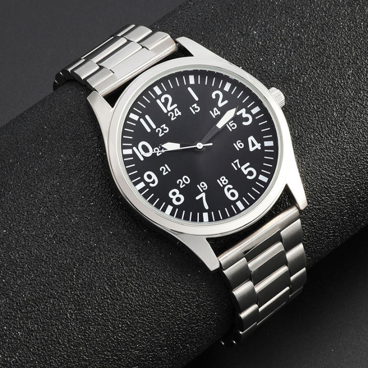 Pilot%20Style%20Watch%20Arabic%20Numbers%20Easy%20Reading%20Metal%20Strap%20-%20Image%203