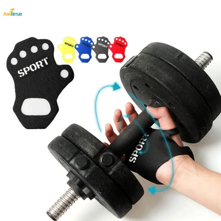 Weight%20Lifting%20Glove%20Durable%20Exercise%20Grip%20Pad%20for%20Pull%20Ups%20Fitness%20Gym%20black%20-%20Image%202