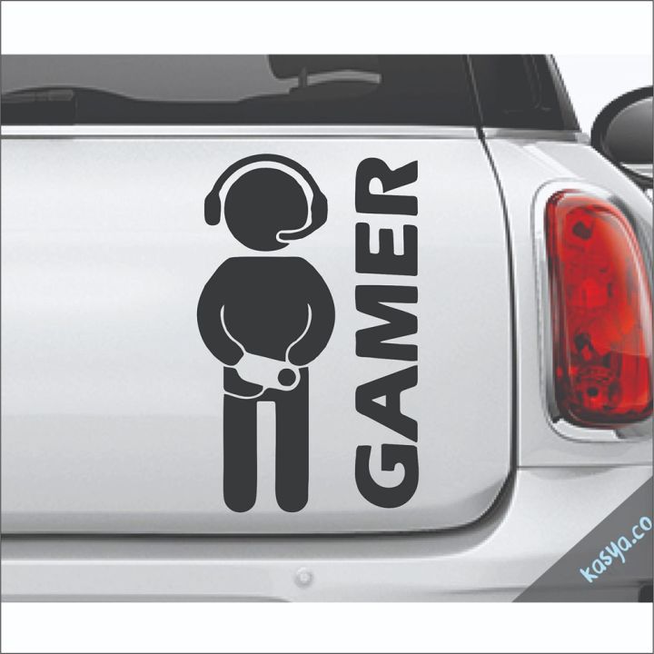 Video Game Gaming Gamer Joystick Sticker Car Window Wall Vinyl Decal ...