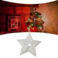 8pc Star Pentagram Shape Metal Cutting Dies Emed Stencil Art Craft Decor. 