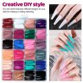 576 Pcs Box Colorful Artifical Nails Acrylic Full Cover Nail | Fake Nails | Fancy Artifical Nails | French nails | Nails For girls In Multicolours. 