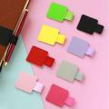 【HOT】 2Pcs Pen Loop Holder Self Adhesive Pencil Holders Pen Loop Clips Universal Notebook Elastic Loop Cover For Diary Planner Clip. 