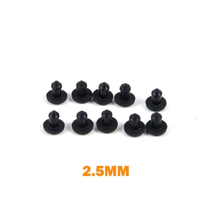 10pcs Silicone Rubber Snap-on Hole Plug 2.5-14mm Blanking End Caps Seal Stopper ANLAN