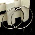 40mm 60mm 70mm 80mm Hoops Exaggerate Big Smooth Circle Hoop Earrings Simple Party Round Loop Earrings for Women Jewelry. 