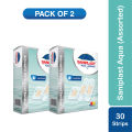 Saniplast Aqua Assorted Bandage 15 Strips (Pack of 2). 