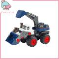 Excavator Model Toy Flexible Arm Excavator/dump Truck Toy Moveable Construction Vehicle for Kids Beach Sand Toy Birthday Gift for Boys Truck Model Toy. 