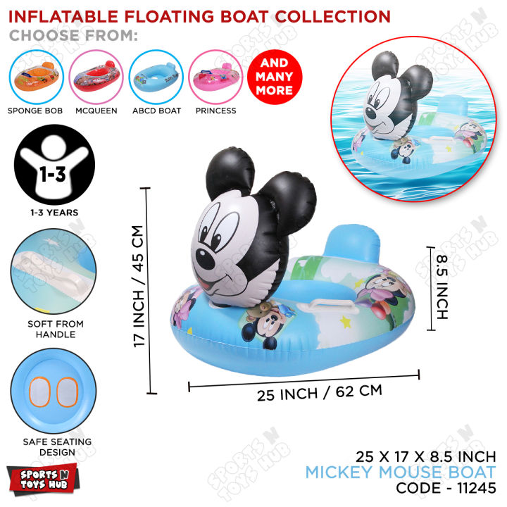Duck Baby Floats Tube, Inflatable Swim Boat Pool Float For Kids, Baby Floating Seat, Children Swim Ring, Kids Inflatable Floats, Seat Boat For Toddler, Baby Shower Bath Seat Water Fun Games Toys For Kid