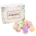 Sell like hot cakes 12Pcs/Set Natural Mini Handmade Bathing Foot Spa Rich Essential Oils Bath Ball Mini Hand Bath Foot Spa Foot Bath Ball. 