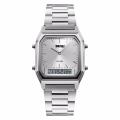 SKMEI 1220 Waterproof Men's Fashion Casual Quartz Wristwatch, Chronograph Digital Dual Time Sports Watch - Gold. 
