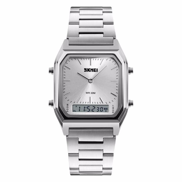 SKMEI%201220%20Waterproof%20Men's%20Fashion%20Casual%20Quartz%20Wristwatch,%20Chronograph%20Digital%20Dual%20Time%20Sports%20Watch%20-%20Gold%20-%20Image%204