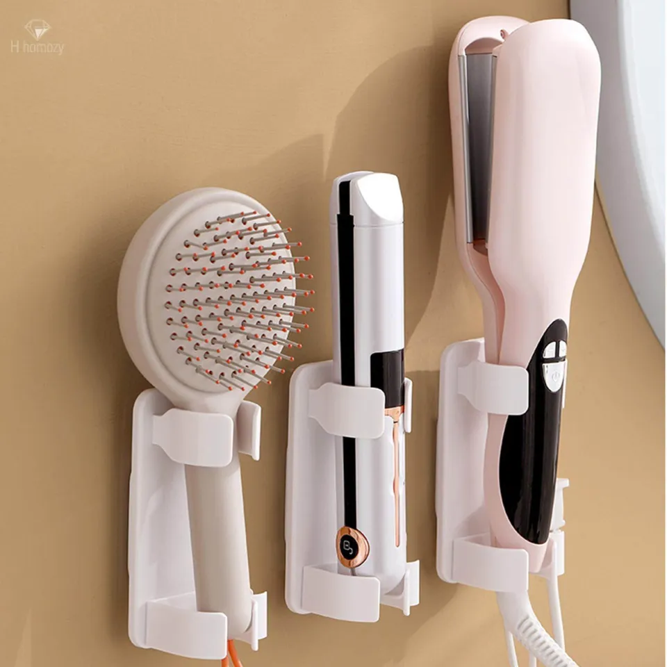 Curling Iron Holder Wall Mounted Hair Straightener Holder for