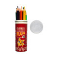 Goldfish Flupa 12 Colour Half Size Plastic Can Pencils (01 Pack). 