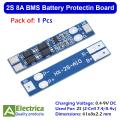 2S 8A BMS Module 7.4v 8.4v Li-ion Battery Charger Protection Module HX-2S-A10  2s 8a bms by Electrica. 