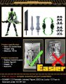 (Assembly Completed) 4Pcs T13 Action Figure Set,Titan 13 3D Printed Multi-Joint Movable Action Figure Robot Toy Gifts for Kids. 