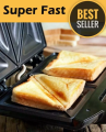 SANDWICH MAKER BRANDED 750W BLACK. 