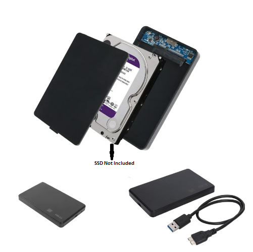 External Hard Drive Case USB 3.0/2.0 5Gbps 2.5inch SATA External Closure HDD Hard Disk Case Box For PC External Hard Drive External Hard Drive Kit External Box Laptop External Hard Drive Case Universal External Case Caddy For SATA 2.5″ Inch HDD Case