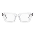 Original White Transparent Glasses For Girls - Square Shape Glasses For Boys - Lightweight Fashion Glasses For Men. 