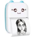 Thermal Mini Printer for Mobile Photo - Portable Bluetooth Wireless Pocket Mini Printers for Kids - 1080p Instant Portable printer 2.8 inch IPS Screen. 