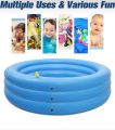 INTEX 59461 - Crystal Blue Baby Swimming Pool For Kids Inflatable Kids Bath Tub For Children - 45 x 10 IN. 