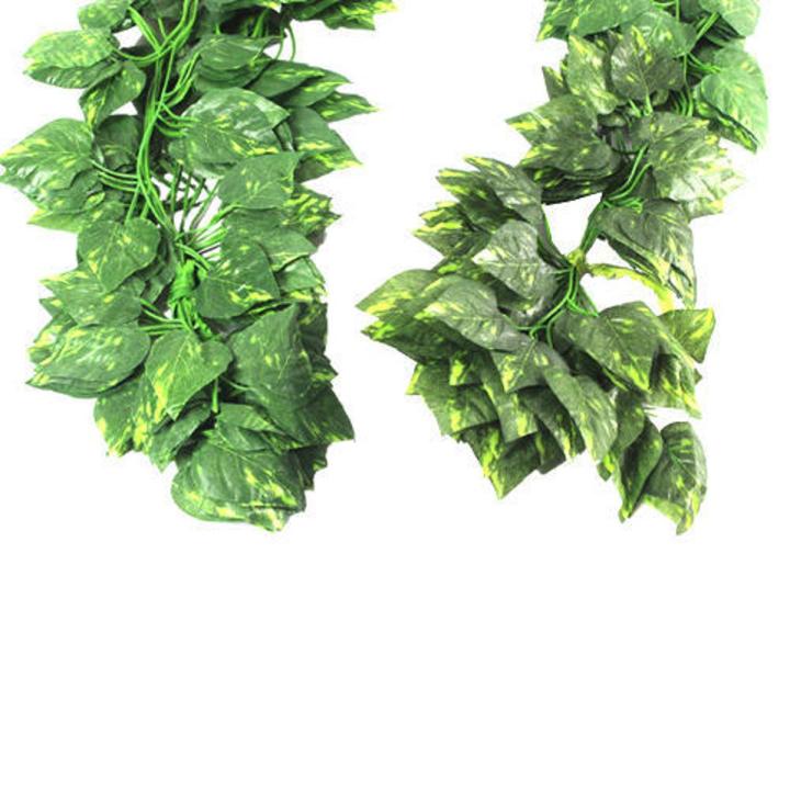 Artificial plants Money plant leaf garland/bail for wedding decorations
