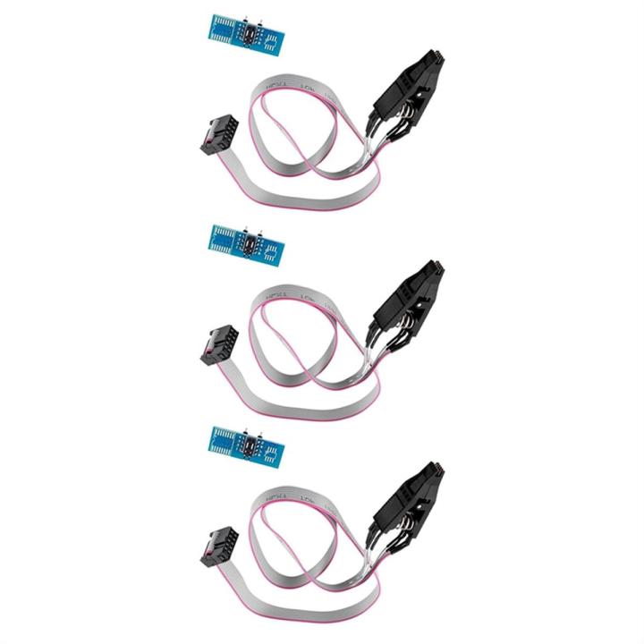 Program the test clip-3x clip
3x cable
3x adapter board-as shown