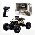 Remote Control Electric RC 1/16 2.4GHz 4WD High Speed Racing Car Off Road Truck Gold. 