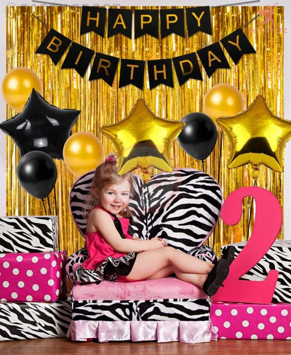 17Pcs%20Happy%20Birthday%20Golden%20Foil%20Curtain,%20Banner%20And%20Balloons%20Decoration%20Items%20Combo%20For%20Birthday%20Party%20Supplies%20-%20Image%203